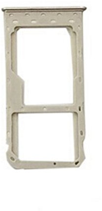 Compatibile con HUAWEI P SMART FIG-LX1 L21 / ENJOY 7S ALLOGGIO SUPPORTO ADATTATORE SLOT SLITTA CARD SCHEDA SIM TRAY CARRELLO VASSOIO PORTA NANO SIM1 +vano Memoria Micro Sd o Scheda SIM2 (GOLD)