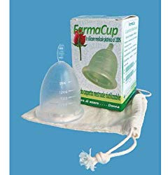 FARMACUP Coppetta Mestruale Silicone Ecologia Igienica Donna Menstrual Cup Small