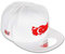 Red Bridge Unisex Snapback Caps Kappe Baseball-Cap Mütze Bestickt Länder Türkei - Weiß