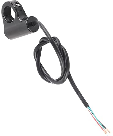 Yctze para comodo moto pulsante 22mm 7/8 pulgadas (22 mm) Interruptor de montaje del manillar de la motocicleta Botón de la motocicleta Faros delanteros Luces de niebla del freno ON/OFF(Self-reset b