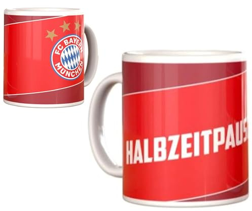 FC Bayern München Tasse Sprüchetasse, Cup, Mug, Kaffeetasse, Tasse, Kaffeebecher (Halbzeitpause)