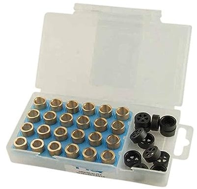 GALET SCOOT POLINI 15x12 5,5-6,0-6,5-7,0g (4 JEUX DE 6) POUR MBK 50 BOOSTER, NITRO, OVETTO, STUNT-YAMAHA 50 BWS, AEROX, NEOS (242.403)