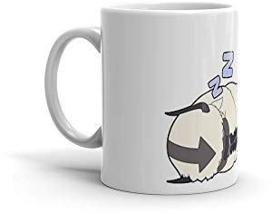 Calanaram 4200632163318 Kaffeebecher aus Keramik, Sleepy Appa Avatar, 3200632163318