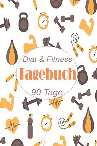 Diät & Fitness Tagebuch 90 Tage: 90 tage challenge| Das 13-Wochen-Tagebuch | Diättagebuch für Essensplanung und Sport