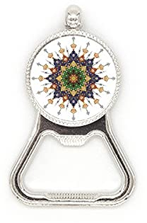 Flower Frame Parallel Repeat Pattern Metal Beer Bottle Cap Opener Duty Stainless Steel