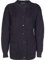 Lets Shop Shop Chunky Cable Knit Cardigan for Women Ladies Round Neck Long Sleeve Aran Plus Size 12 14 16 18 20 22 24 (SM, Black)