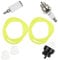 Universal Benzinfilter Kit Inkl 2 STK Benzinschlauch(2,5x5mmx60cm| 3x5mmx60cm)Primerpumpe Kraftstofffilter L7T-Zündkerze Ölblase für Mower Heckenschere Freischneider Trimmer Gebläse Benzin-Kettensäge