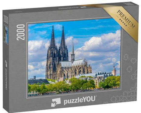 puzzleYOU: Puzzle 2000 Teile „Prachtvoller Dom in Köln, Deutschland“ – aus der Puzzle-Kollektion Kirchen, Kölner Dom