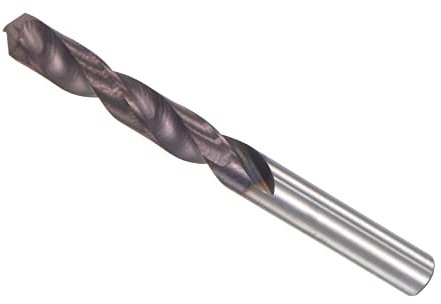 CoCud Solid Carbide Drill Bit, 3.5mm Diameter, AlTiSin Coated K45/P10 Tungsten Carbide Twist Drill Bits - (Applications: for Hardened Steel Stainless Steel Alloy), 1-Piece