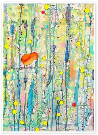 Wachsen Poster von Sylvie Demers 100 x 130 cm Bunt Wandbilder Wanddeko