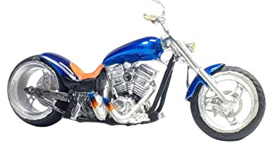 Paowsietiviity 1/64 Moto Modèle Diorama Figurines Peint pour Scènes de Construction Décor Bleu
