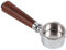 Porte-filtre sans fond à 3 oreilles de 51 mm pour machine à expresso Dedica EC680 / EC685, panier en alliage de zinc et poignée en bois