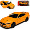 Motormax Ford Mustang VI Coupe Orange Modell Ab 2014 Version ab Facelift 2017 1/24 Modell Auto mit individiuellem Wunschkennzeichen