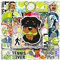 Tennis Balls Aufkleber Tennis Stickers 50 Stück Skateboard Graffiti Aufkleber Motorräder Fahrrad Snowboard Gepäck Laptop Auto Koffer für Kinder und Jugendliche Wasserdichte Vinyl Aufkleber