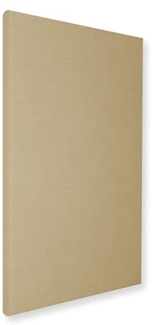 SILENT4® Schallabsorber Wand 114x72x5cm Akustikbild Akustikpaneele aus Akustikvlies, Klettverschluss- & Schraubmontage, messbar verbesserte Raumakustik durch Akustikplatten mit Stoffbezug in Beige