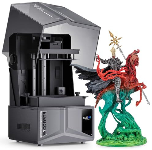 ELEGOO Saturn 4 Ultra 3D Drucker, 12K Mono LCD, 150mm/h Hohe Druckgeschwindigkeit, Neigungsfreigabe, AI Kamera, Auto Leveling, Wi-Fi Transfer, Filp-Up Cover, Große Druckgröße 220 * 122,88 * 218,88mm³