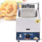 DPLWJPP Freidora De Gas 10l / 20l,Freidora De Gas Profesional De Acero Inoxidable Comercial,con Cesta para Cocina De Comida Familiar De Encimera De Restaurante Comercia,10L