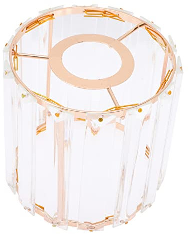 Artibetter Moderner Glass Lampenschirm Fassung Kristallklar Vielseitiger Lampenschirm Für Wohnzimmer Schlafzimmer Hotelpendelleuchte