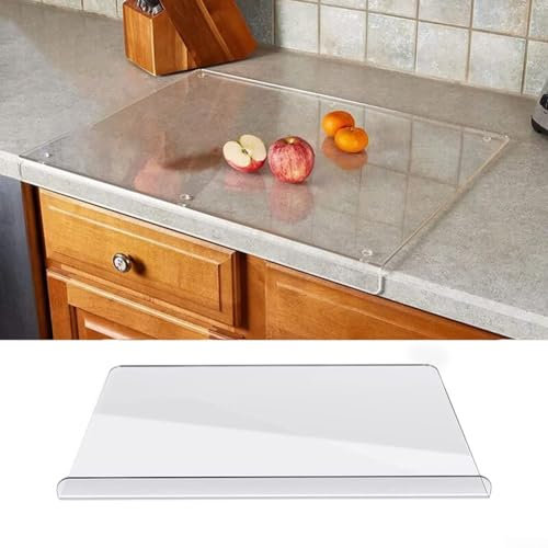 Planches à découper en acrylique transparent antidérapant pour la maison, la cuisine, les restaurants, les situations de cuisine (A)