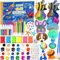 NLWMTI 81pcs Conchas que Brillan en la Oscuridad Pintar Manualidades para Niños, Regalo niña 4 5 6 7 8 años, DIY Glow in the Dark Pintura Niñas Juguetes Manualidades niña 4 5 6 7 8 años