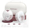 Momcozy M5 Hands Free Breast Pump, Wearable Breast Pump of Baby Mouth Double-Sealed Flange with 3 Modes & 9 Levels, Electric Breast Pump Portable - 24mm (2, Red)