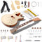 Leo Jaymz DIY Single Cut lp Electric Guitar Kits with Mahogany Body and Neck -Rosewood Fingerboard and All Components Included(SC)