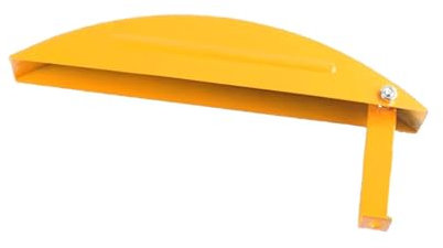 Ronyme Table Saw Protective Cover Table Saw Blade Guard Metal Guard Blade Cover Sturdy Easy Installation Table Saw Dust Cover, Yellow