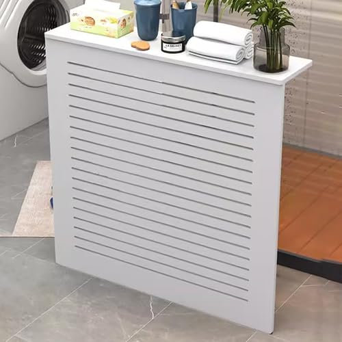 MTSYXYM Cache-radiateur,Cache Radiateur Storage Rack,Cache-Radiateur Anti-Fumée et Anti-Poussière,capacité de Charge Plus Forte, Panneau latéral Unique,pour Salon ou Chambre à Coucher.(L40*H75*T20cm)