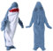 BOUFEIDA Shark Blanket, Hai Decke für Erwachsene Kind, Shark Hoodie, Hai Decke zum Anziehen, Hai Kostüm Ideal für den Hausgebrauch oder als Geschenk