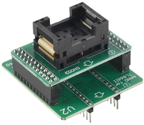 Hermosiey Andk Tsop48 Nand Adapter Nur für Minipro Tl866Ii Plus Programmierer für Nand Chips Tsop48 Adapterbuchse