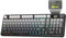 MAMBASNAKE × ATTACK SHARK X98 Pro Wireless Gaming Keyboard,LED Smart Display&Knob,96% BT/2.4G/USB-C Mechanical RGB Keyboard,Side Engraved, 98 Keys UK Layout,Hot Swappable,Gasket Structure(Black)