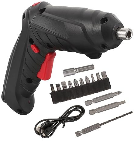 Uonlytech Akkuschrauber Set 15-in-1 Werkzeugset -licht Kompakt und Tragbar