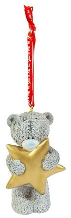 Me to You Tree Decoration With Satin Ribbon, Tatty Teddy With Christmas Star - Official Collection