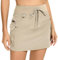 Timuspo Sport Sommerrock Damen Kurz Hohe Taille Rock mit Short Integriert Lässig Casual Sommer Röcke mit Taschen Khaki XL