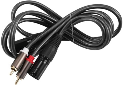 VINTORKY Xlr to Rca Cable Dual Rca to Dual Xlr Male Balanced Audio Cable for Mixers Amplifiers Sound Equipment