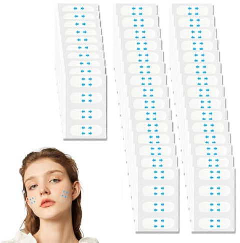 120 Stück Face Lifting Tape,Face Tape,Facelifting Tape,Gesichtstape,Tape Gesicht,Face Lift Tape,Facelifting Aufkleber,V Form Gesicht Lift, Für Gesichtsstraffung Bei Mädchen