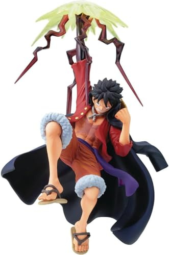 Monkey D. II One Piece Action Figure - Battle Record Collection SPECIAL VERSION - 15 cm - BP28832P Multicolor
