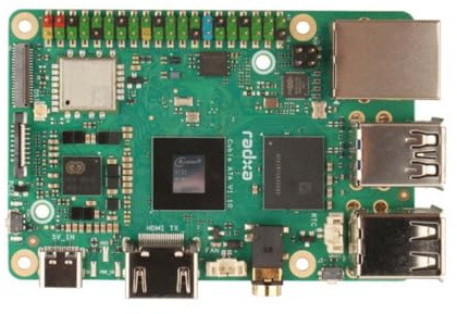 Radxa Cubie A7A with High-Speed LPDDR5 Edge AI Computing 3TOPS Mini PC Board, Support PCIE3.0/UFS/WIFI6 (6GB RAM)