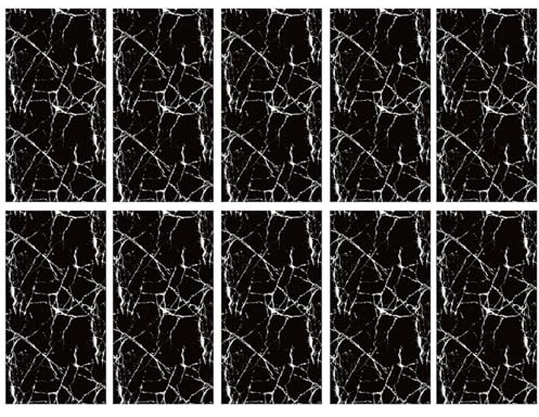 Piastrelle da parete per cucina, set di 10 piastrelle da bagno per pareti, rivestimento adesivo resistente al calore e impermeabile, 58 x 30 cm, per doccia, mobile e piano di lavoro