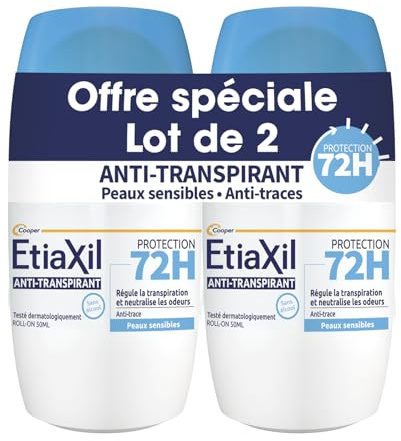 Etiaxil Déodorant Anti-Transpirant Végétal 48h Roll-On 50 ml