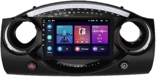 PLKEQS ,G5 2g+32g,Autoradio Android 15 da 9 per B-MW Mini Cooper S R50 R52 R53 2004-2006, Schermo Touch IPS, Radio, Carplay Wireless, Android Auto, GPS, WiFi, Bluetooth, DSP, OBD2, DVR