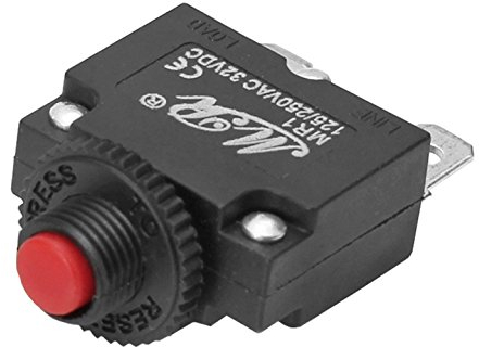Sicherungsautomat 12V 24V 230V KFZ Sicherung Bootssicherung Automatik von 3A-20A (Absicherung: 20A)
