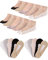 Hestya 10 Pairs No Show Lace Boat Socks Non Slip Ankle Socks Invisible Socks for Women Favors, 5 Colors, One Size