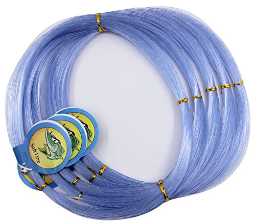 JSHANMEI Monofile Angelschnur 500 m, klare Premium-Mono-Nylon Angelvorfachschnur, überlegene starke und Abriebfestigkeit für Süß- und Salzwasser.