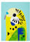 Maxwell & Williams Pete Cromer Vogel Geschirrtuch GX0026, Azurblauer Eisvogel Druck, 100% Baumwolle, 70 x 50 cm, Küchentuch Waschmaschinenfähig