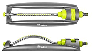Bradas Viereckregner Rasensprenger Regner Sprinkler mit Aluminiumarm 16 Düsen Lime LINE LE-6302 2198