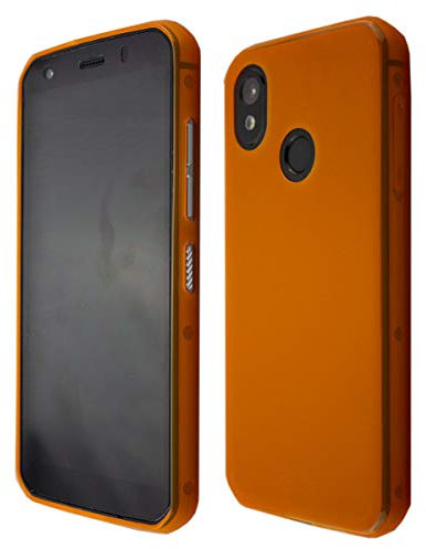 caseroxx Schutzhülle für Cat S52 in orange – Flexibles TPU-Case aus stoßfestem Gummi, passgenaue Handy-Tasche mit Kantenschutz & rutschfestem Grip