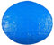 Paño de Suelo de Piscina, Forma Redonda PE Impermeable Impermeable a Prueba de Polvo Cubierta de Piscina Accesorios de Tela Protectora para Piscinas Azul(210cm)