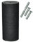 nanook Kratzstamm/Sisalsäule/Ersatzstamm für Kratzbäume - Ø 11 cm, Gewinde M8 - schwarz - Länge 60 cm - inkl. 3 Befestigungsschrauben