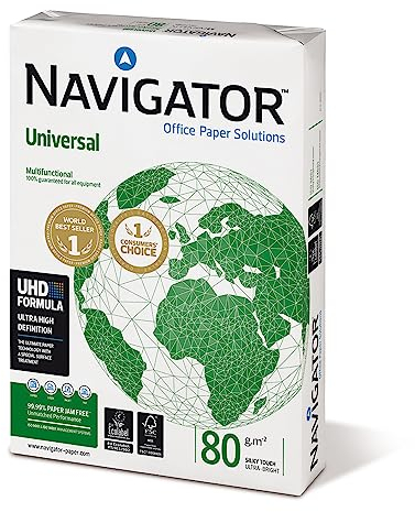 Navigator Universal Premium Office Papier, Bürobedarf, A4, 80 g, 30 Blatt à 500 Blatt